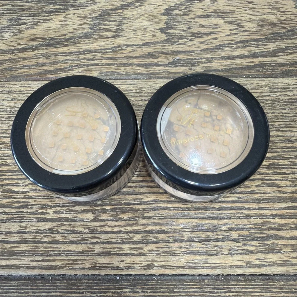 2 Sisel Timeless Minerals Loose Face Powder In NUDE Made In USA .25 Oz Talc Free